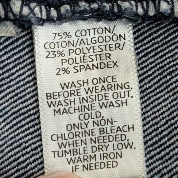 ANN TAYLOR LOFT Curvy Skinny Low Rise Denim Blue Jeans; Size 25-0 - Picture 6 of 6